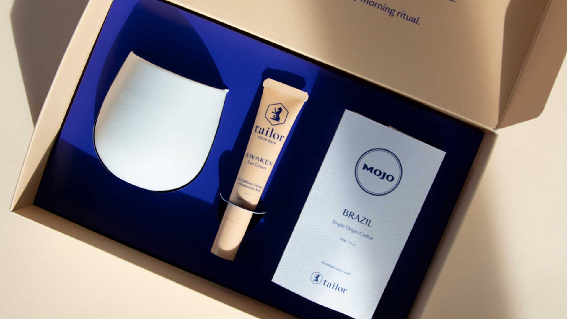 Tailor Awaken Release PR Kit with coffee